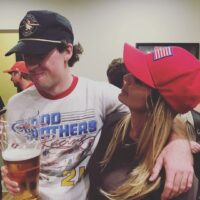 Ryan Blaney First Win Party - Ryan Blaney and Amy Earnhardt