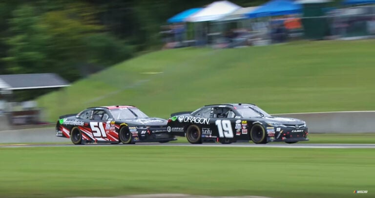 Matt Tifft and Jeremy Clements