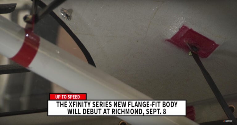 NASCAR flange-fit body mounts