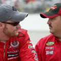 Dale Earnhardt Jr and crew chief Tony Eury Jr