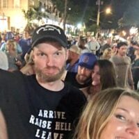 Dale Earnhardt Jr and Amy Earnhardt on New Year's Eve