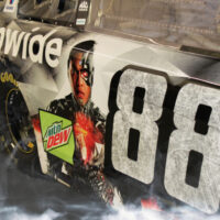 Dale Earnhardt Jr Justice League NASCAR Paint scheme