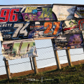 Kankakee County Speedway racecar door wall