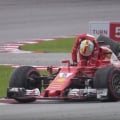 Sebastian Vettel Lance Stroll crash Malaysian Grand prix in lap
