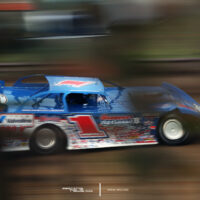 Brandon Sheppard through the trees at Pittsburgh's PA Motor Speedway 8708
