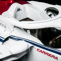 2018 Sauber F1 car - halo design