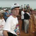 Dale Earnhardt Jr at the dirt track
