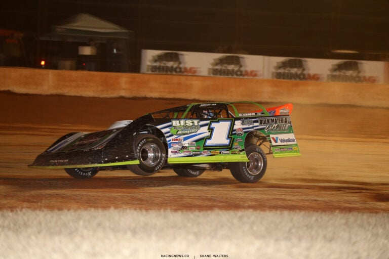 Josh Richards in the Lucas Oil Late Model Dirt Series event in Georgia 6916
