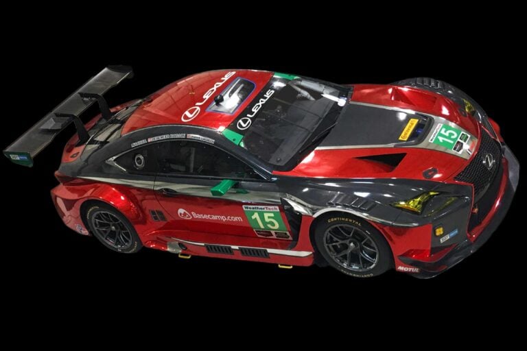 15 red Lexus RC F GT3