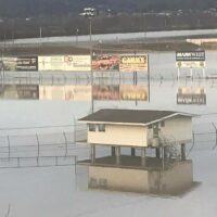 Portsmouth Raceway Park flooding photos - 2018