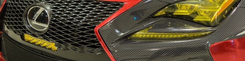 Red Lexus RC F - IMSA GT3