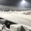 Snow at Martinsville Speedway