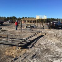 Tri-County Speedway construction