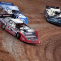 Bobby Pierce, Don O'Neal and Scott Bloomquist at 141 Speedway 6315