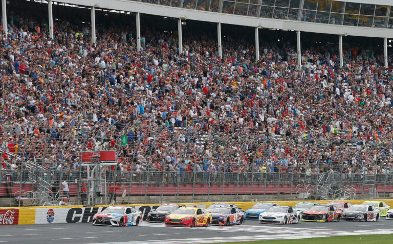 Charlotte Motor Speedway crowd for the Coca-Cola 600