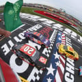 Kyle Busch leads them to the green in the 2018 Coca-Cola 600 in Charlotte, NC