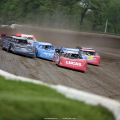Scott Bloomquist, Earl Pearson Jr, Don O'Neal, Hudson O'Neal and Tim McCreadie at Deer Creek Speedway 6966