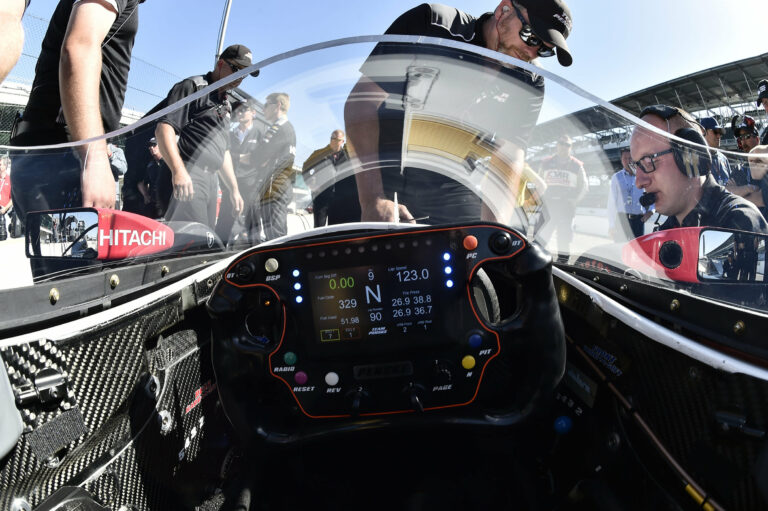 Verizon Indycar windscreen photos - Indianapolis Motor Speedway test