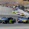 Jimmie Johnson and Kyle Busch at Sonoma Raceway