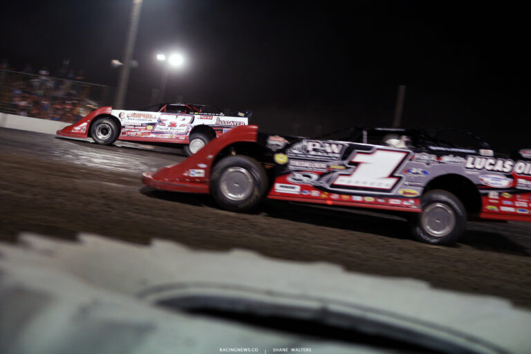 Bobby Pierce and Earl Pearson Jr at Brown County Speedway 3215