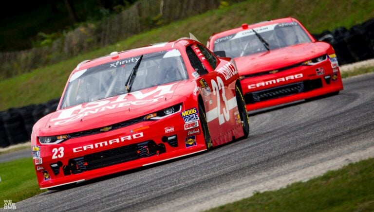 Bill Elliott at Road America in the NASCRA Xfinity Series race