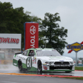 Kaz Grala in the rain at Watkins Glen International - NASCAR Xfinity Series