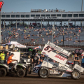 Kyle Larson at Knoxville Raceway