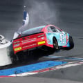 Bubba Wallace airbourne on The Roval - NASCAR crash
