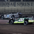 Jimmy Owens and Scott Bloomquist at Knoxville Raceway 9335