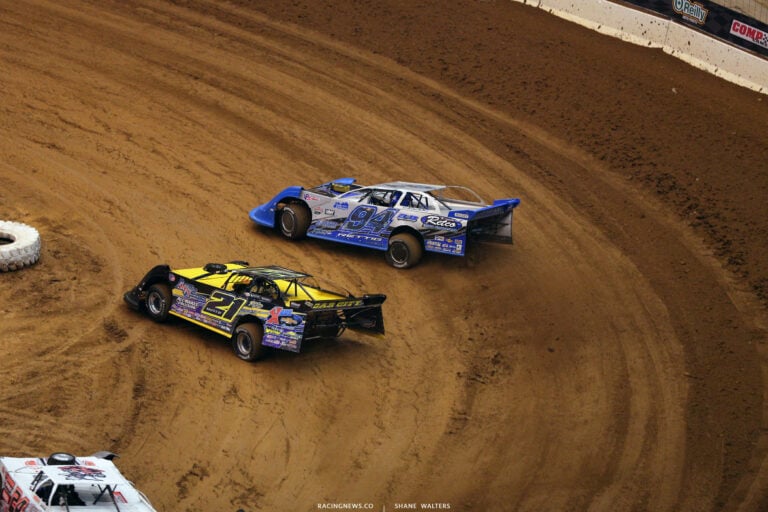 Billy Moyer and Austin Rettig in the Gateway Dirt Nationals 3794