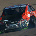 Clint Bowyer - Tire blowout causes a crash at ISM Raceway