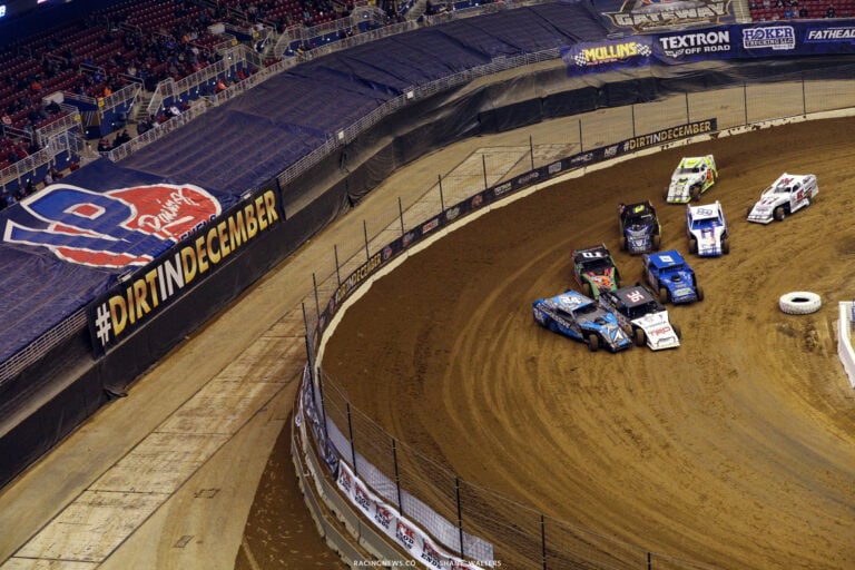 Kenny Wallace and Mike Harrison at the Gateway Dirt Nationals 3395