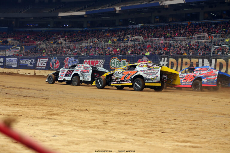 Josh Harris, Ray Bollinger and Mike McKinney - Dirt Modifieds at The Dome 4107