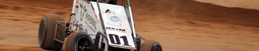 Kyle Larson at the Gateway Dirt Nationals in St. Louis - Dirt Midgets in The Dome 4388