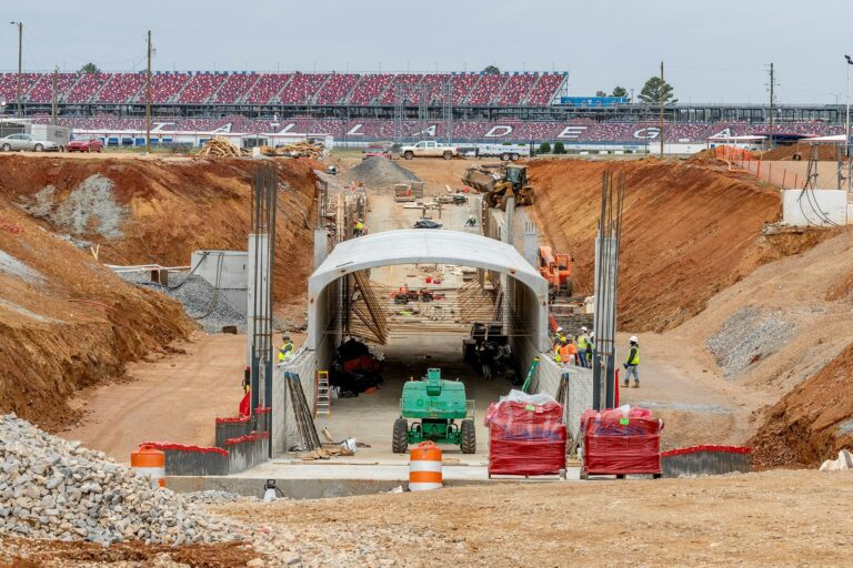 New Talladega Superspeedway tunnel