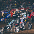 Sammy Swindell, Tyler Thomas and Windom in the Chili Bowl Nationals