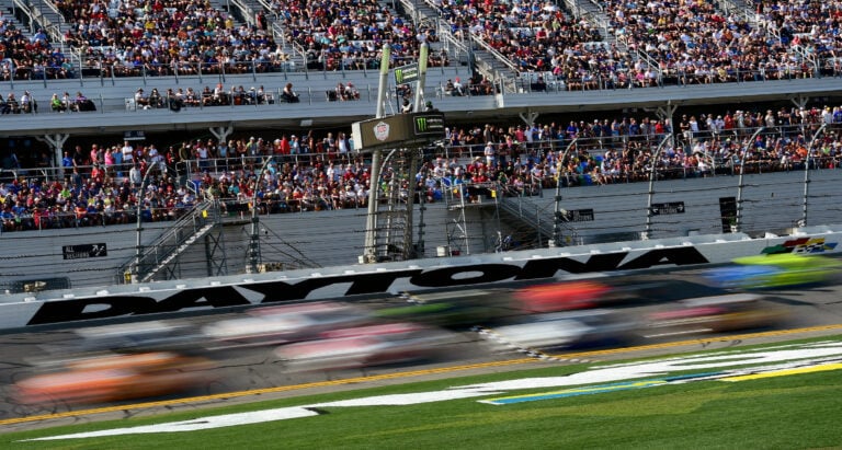 Daytona International Speedway motion blur - Daytona 500 - NASCAR