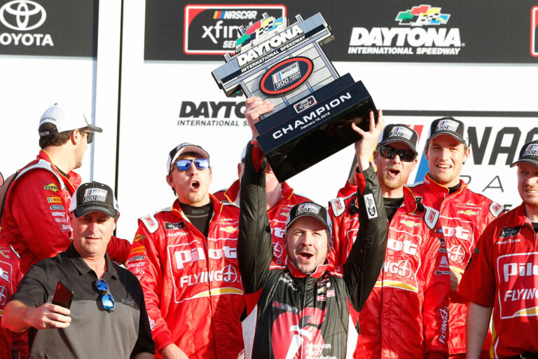 Michael Annett wins at Daytona International Speedway - NASCAR