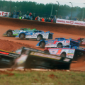 Tyler Erb, Josh Richards, Brandon Sheppardm, Earl Pearson Jr in the Lucas Oil Late Model Dirt Series race 6161