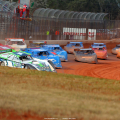 Tyler Erb leads the Lucas Oil Late Model field at Golden Isles Speedway 6199