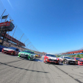 Auto Club Speedway - Five wide salute - NASCAR Cup Series