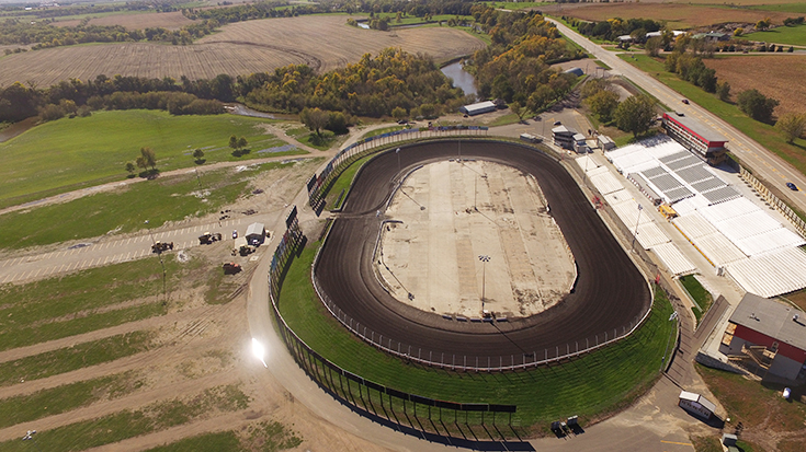 Badlands Motor Speedway formerly known as Huset's Speedway dirt track