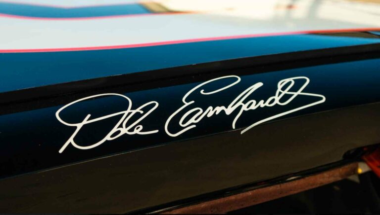 Dale Earnhardt door signature