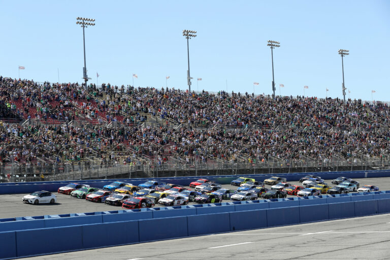 Five Wide Salute at Auto Club Speedway