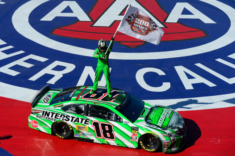 Kyle Busch wins his 200th NASCAR race at Auto Club Speedway