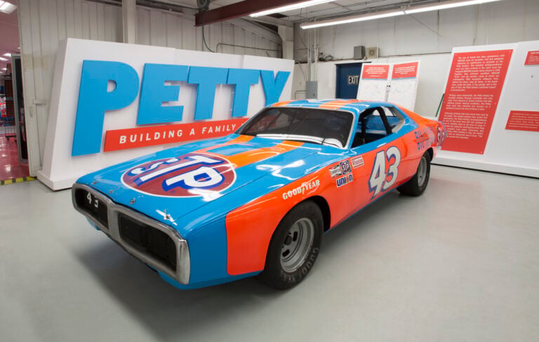 Richard Petty's 5th Daytona 500 winning 1974 Dodge Charger which sold for $490,000 at auction