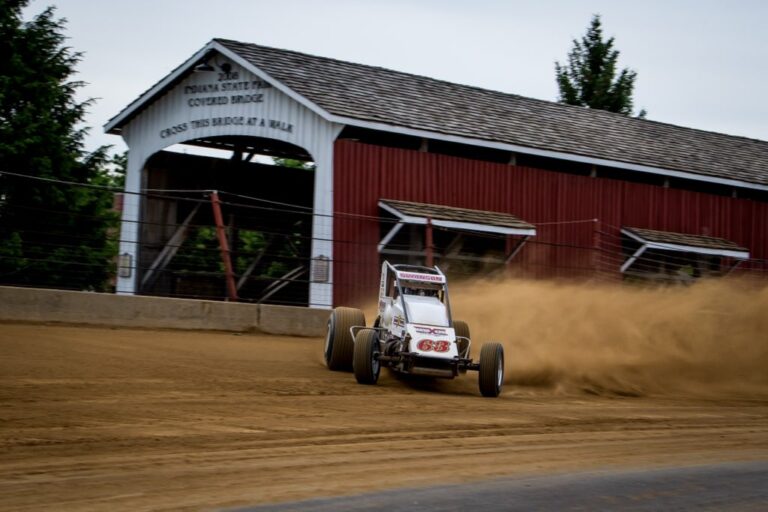 Kody Swanson in the Hoosier Hundred at the Indiana State Fairgrounds