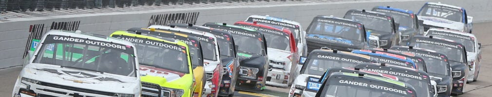Ross Chastain and Brett Moffitt at Iowa Speedway - NASCAR Truck Series