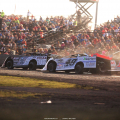 Scott Bloomquist, Jonathan Davenport and Mike Marlar at Tri-City Speedway - Lucas Oil Late Model Dirt Series 9268