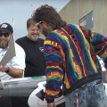 Ed Bassmaster visits NASCAR